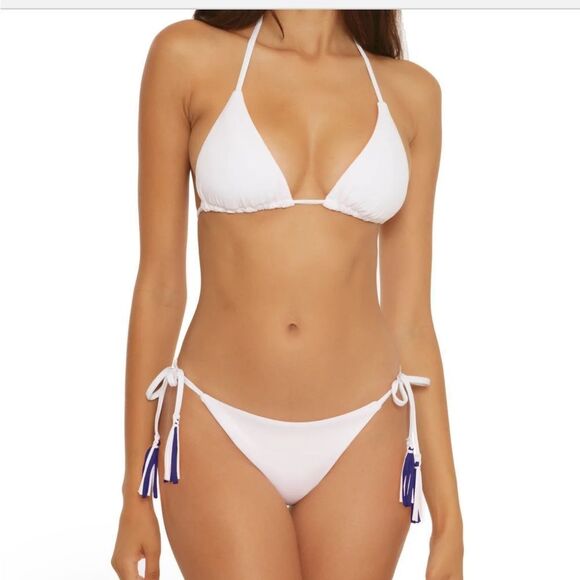 Becca Modern Reversible Rib Triangle Bikini
Bottom  Starry Night $64 - Picture 6 of 9